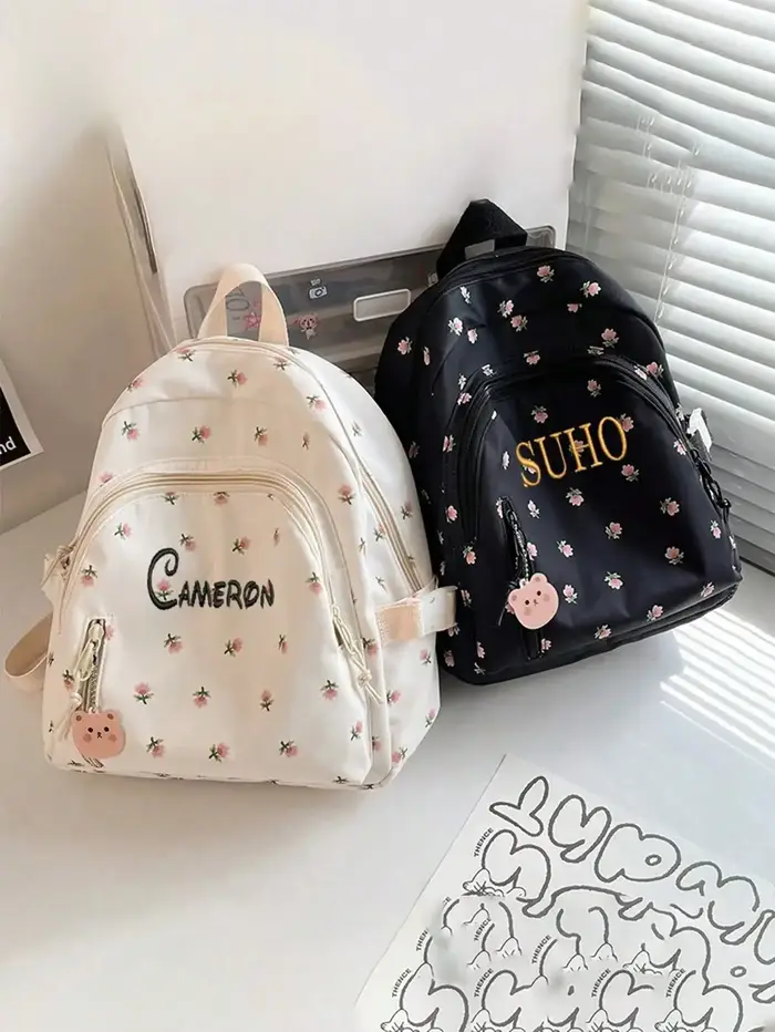 Mini sac à dos floral mignon pour filles