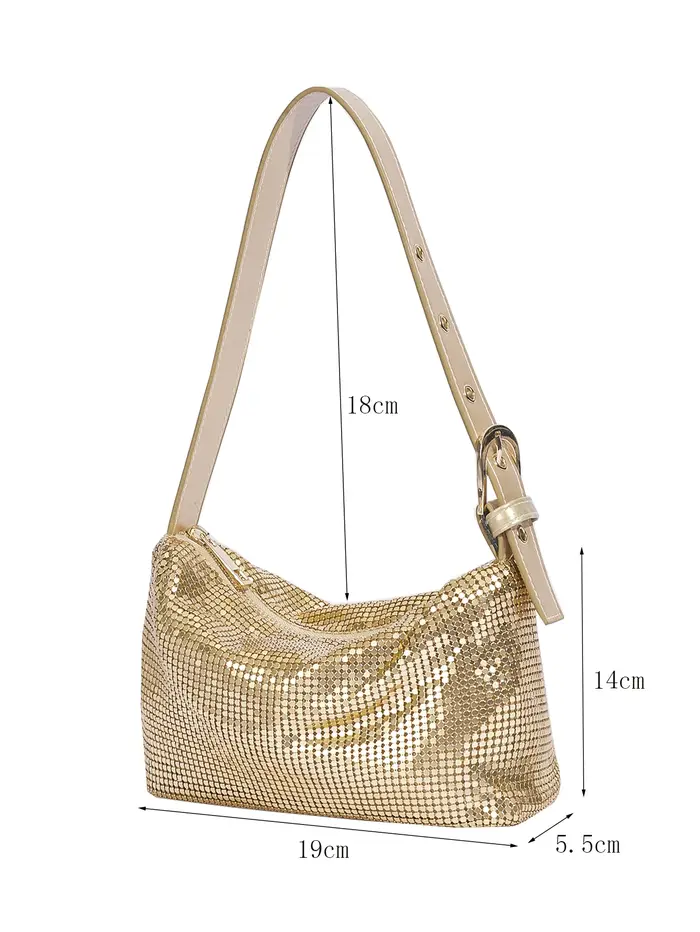 Sac à Main à la Mode avec Fermeture Éclair pour Femme