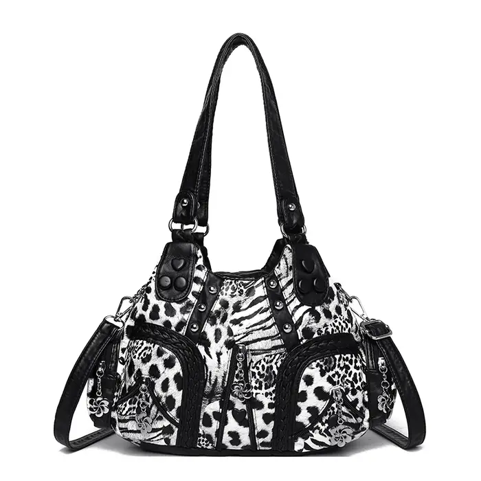 Nouveau Sac à Main en Cuir Souple Tendance 2026 pour Femme, Sac à Bandoulière et Sac Sous le Bras Im