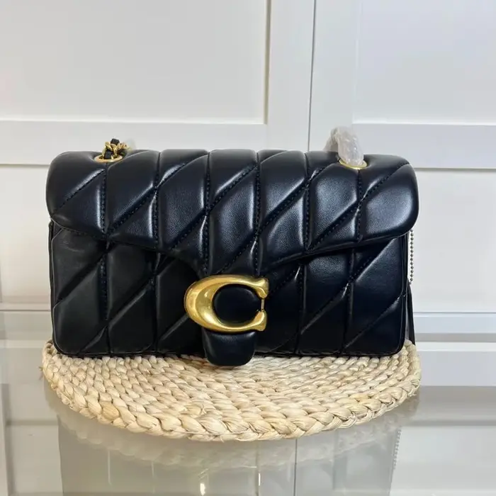 Sac à bandoulière femme 2026, en cuir synthétique matelassé losanges, petit sac à chaîne métallique dorée, tendance quotidienne