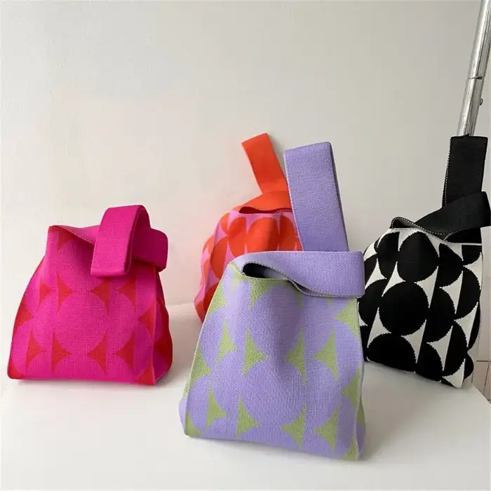 Sac à main en tricot fait à la main pour femmes
