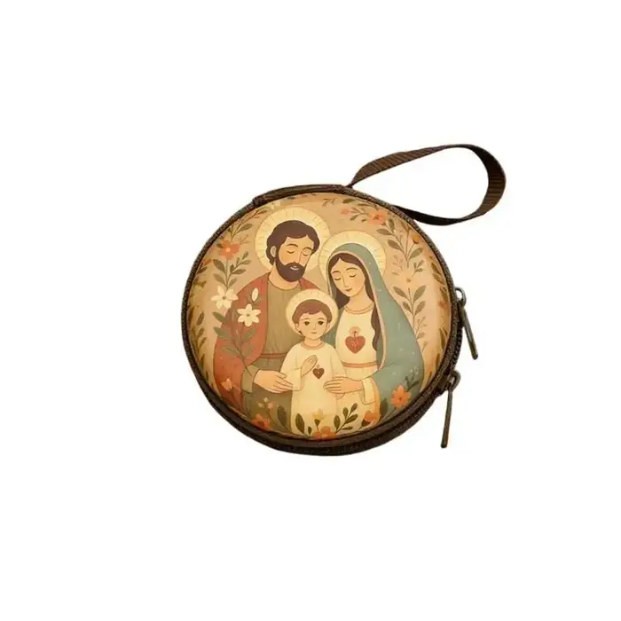 Pochette à fermeture éclair pour chapelet