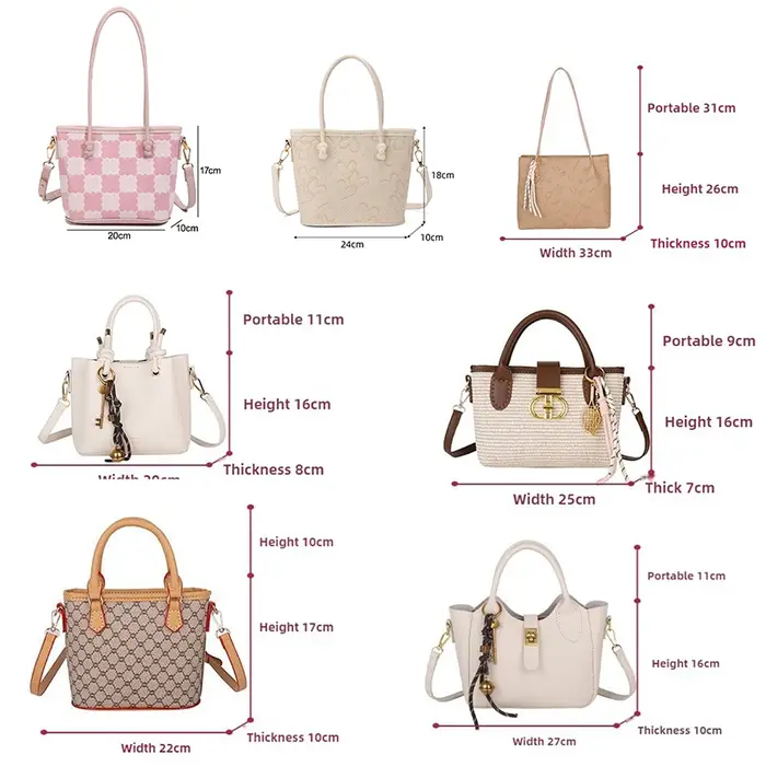 Sac fourre-tout fait à la main