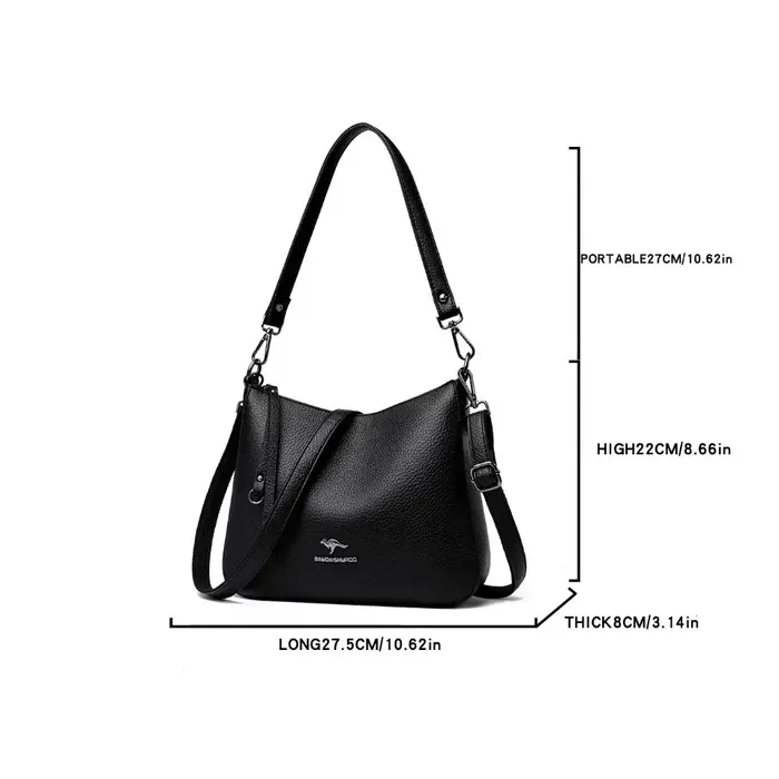 Sac à bandoulière en cuir véritable de qualité supérieure