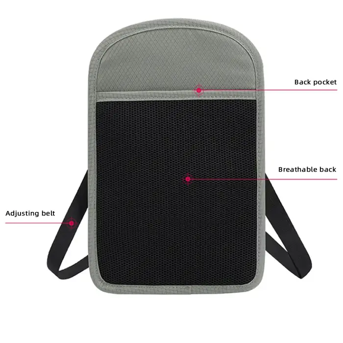 Poudres de voyage pour portefeuille de cou