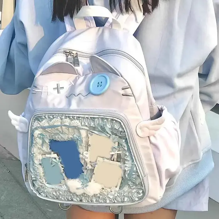 Sac à dos chat mignon pour femme