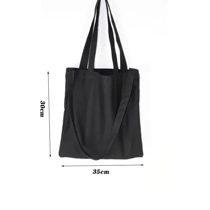 Sac à main en toile noire pour étudiant