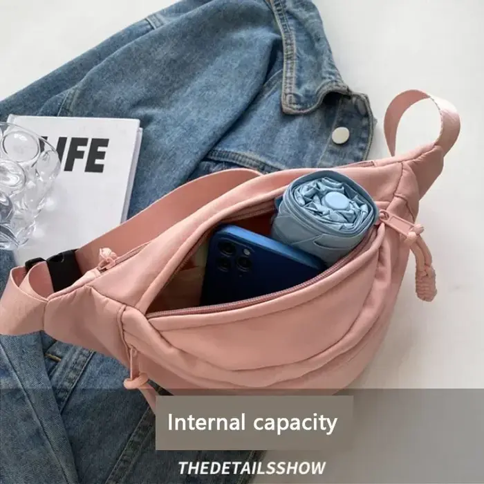 Sacs de poitrine sac banane pour femmes fronde bandoulière taille Pack toile course