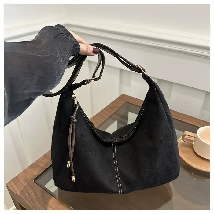 Nouveaux sacs à main pour femmes à la mode rétro grande capacité en cuir PU sac à bandoulière automn