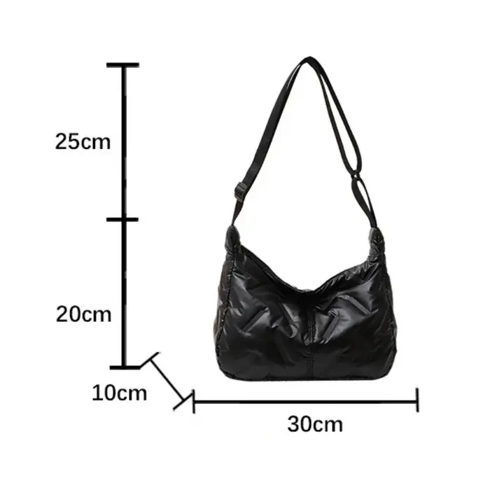 Sac à main en Nylon léger argenté pour filles