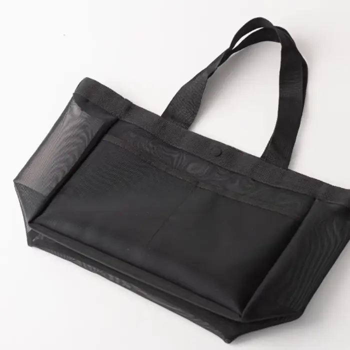 Sac à main en gaze de couleur unie
