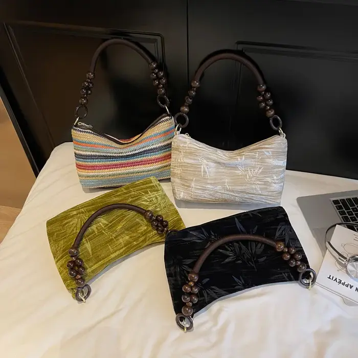 Sacs fourre-tout pour femmes 2025 petite mode coréenne épaule Shopper marque dames toile de luxe concepteur rétro femme