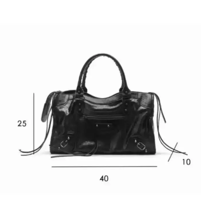 Sac à bandoulière Rivet Tassel Biker pour femme