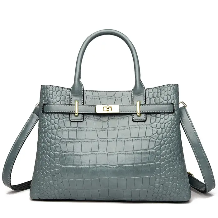Célèbre marque dames sacs à main de haute qualité Crocodile rayure trois