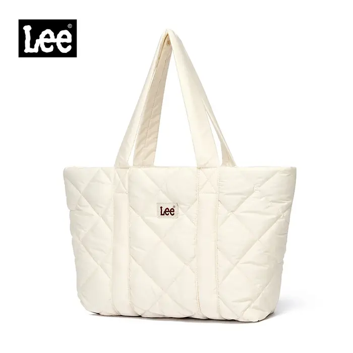 Sac fourre-tout matelassé LEE grand format pour femme, idéal pour étudiantes, ordinateur portable, l