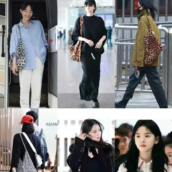 Sac en toile de grande capacité de style paresse