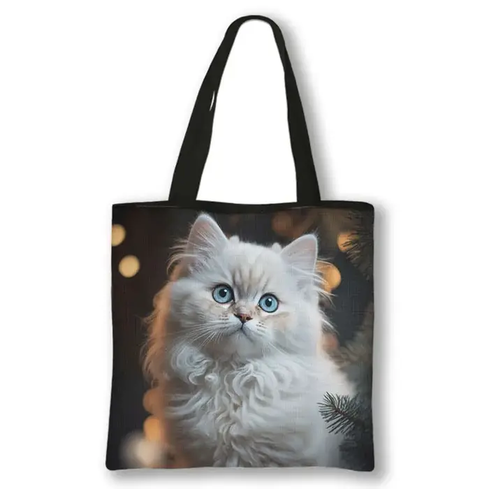 Sac à bandoulière imprimé chaton Kawaii
