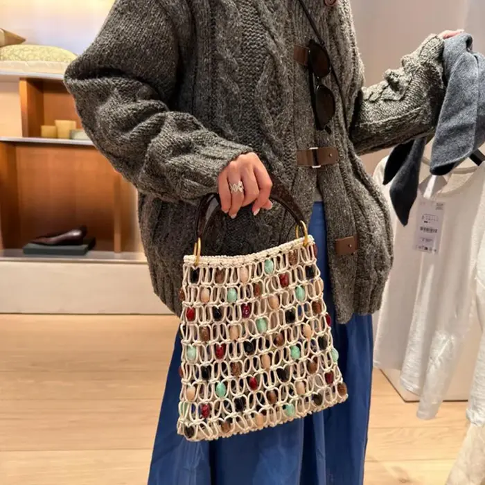 Sac Bohème en Crochet Corde pour Femme