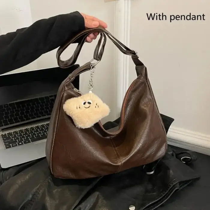 Sac à bandoulière classique en cuir PU