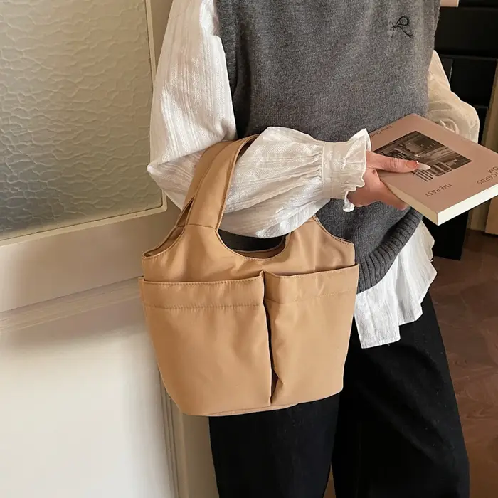 Sacs à main décontractés en tissu doux pour femmes