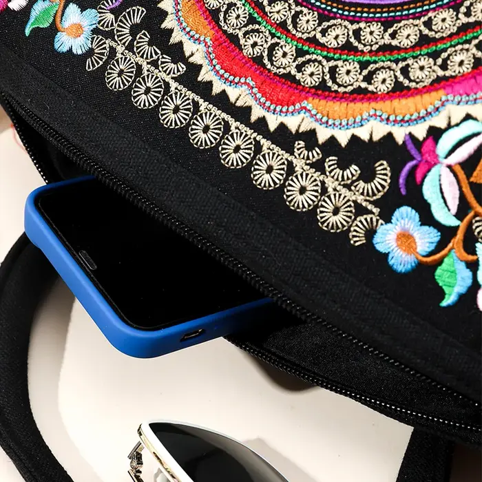 Sac à main rétro brodé bohème pour femmes