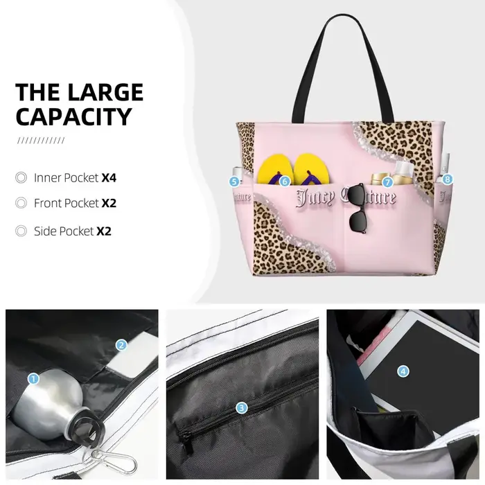 Sac de plage d'été J-Juicy-C-Couture
