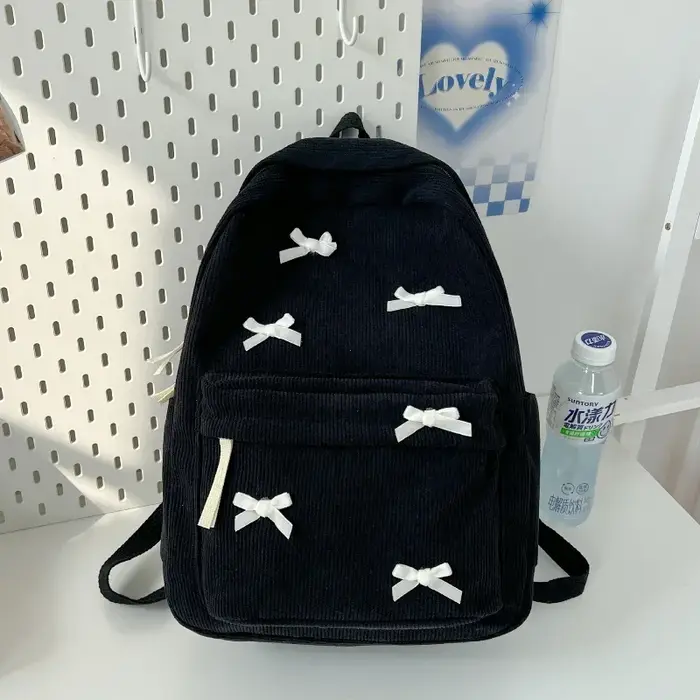 Sacs à dos esthétiques à nœud papillon mignons