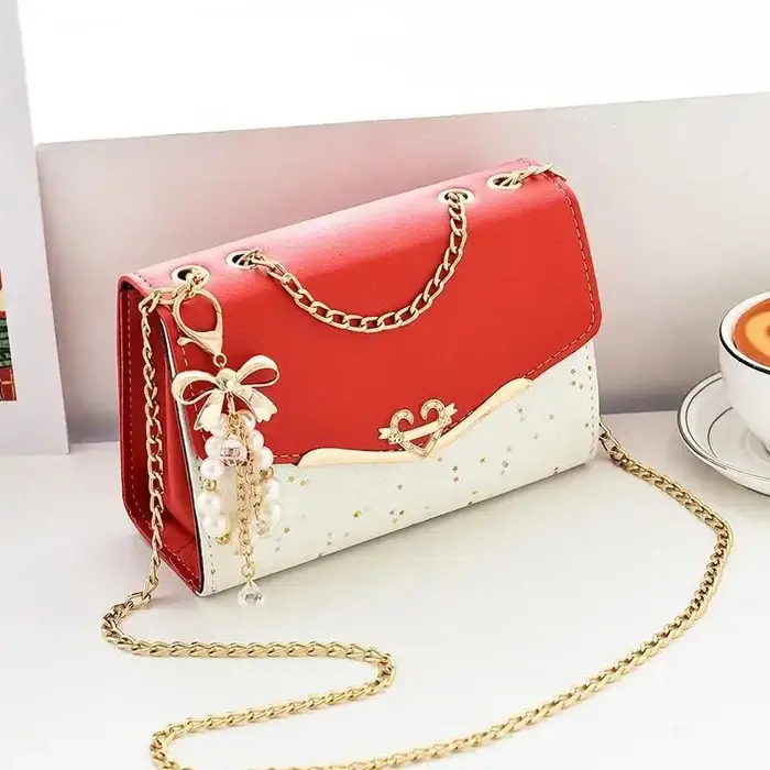 Pochette dames sac à main en cuir PU avec pendentif gland sac de messager de mode femmes