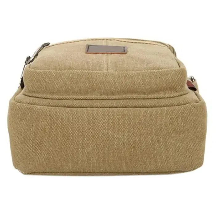 Sac à bandoulière rétro en toile pour hommes