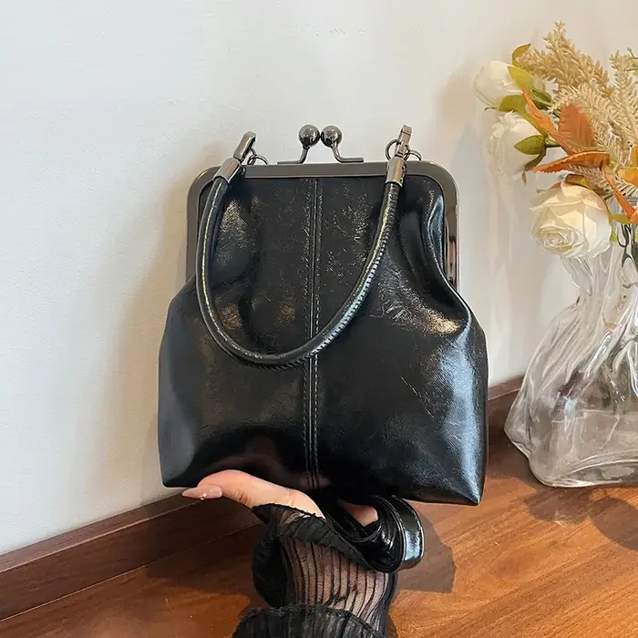 Sac à main marron de Style Vintage pour femmes