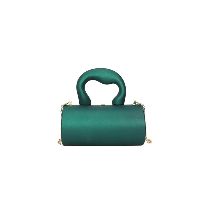 Pochette de soirée cylindrique pour femmes élégantes – Nouveauté 2026 – Sacs à main de luxe de créat