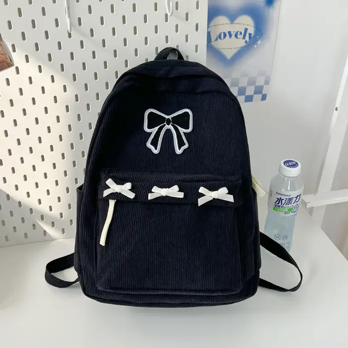 Sacs à dos esthétiques à nœud papillon mignons