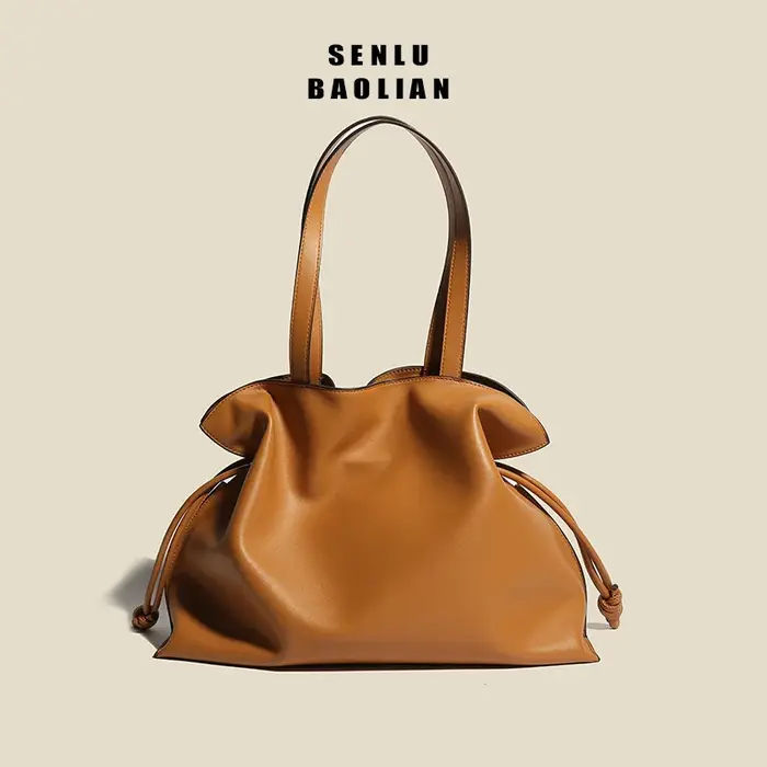 Sac à bandoulière en cuir véritable pour femme 2026