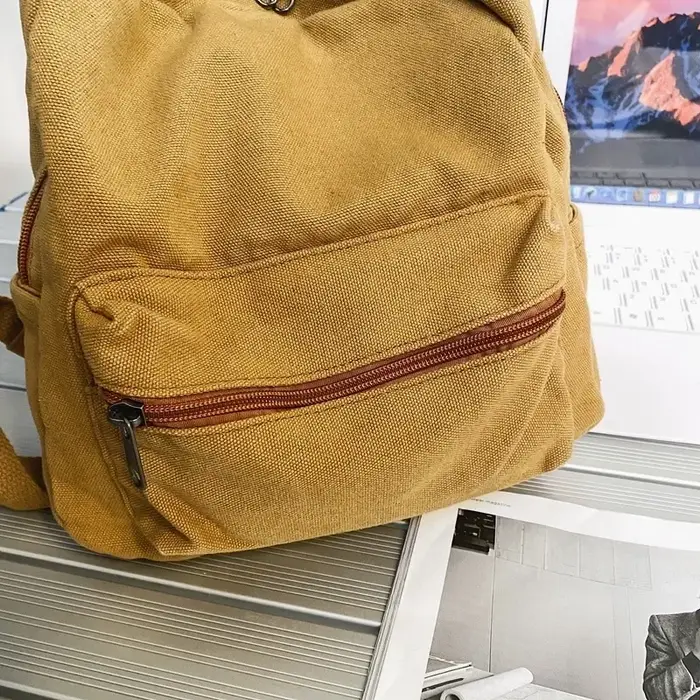Petit sac à dos Vintage en toile