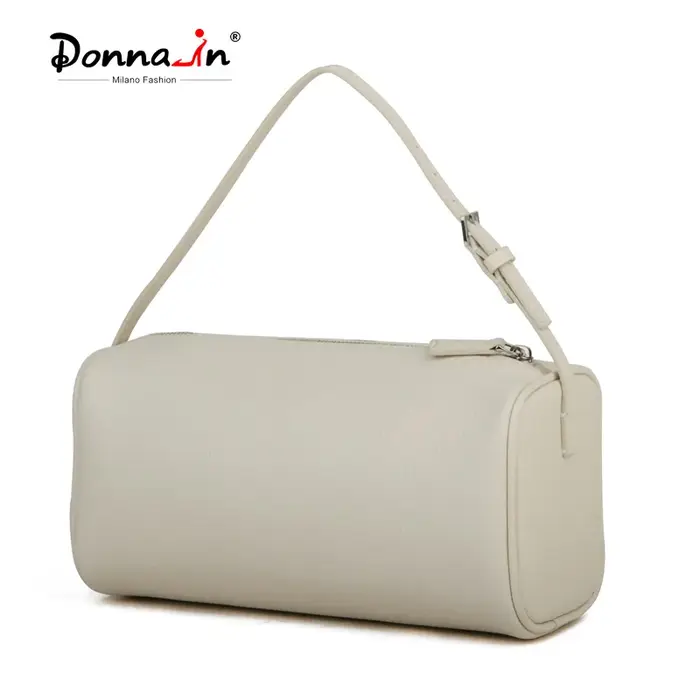 DONNAIN Mini sac à main en cuir véritable pour femme