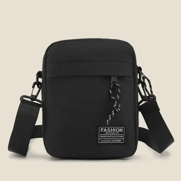 Sac pour femme petit sac carré diagonale croisé Oxford tissu cartable pour hommes mode main Machine sacs