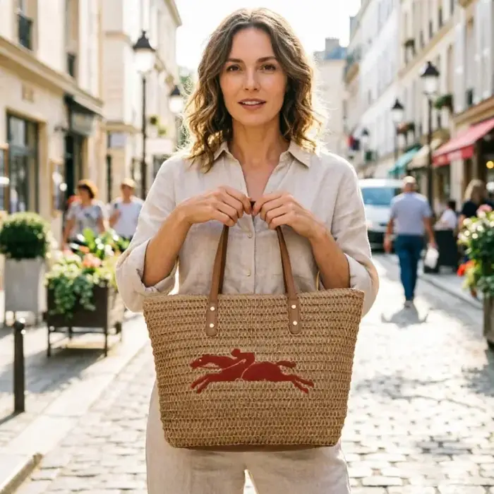 Sac à langer minimaliste de luxe : élégant sac à main bandoulière pour femme avec une touche de design vintage et un grand compartiment.
