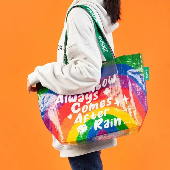 Sac à bandoulière de Shopping créatif de grande capacité, sac cadeau de fête, organisateurs de cuisi