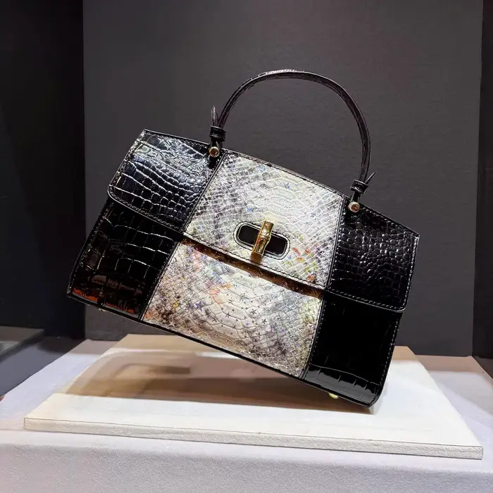 Sac à main en cuir pour femme, imprimé crocodile, nouvelle mode 2026, grande capacité, sacs coquille