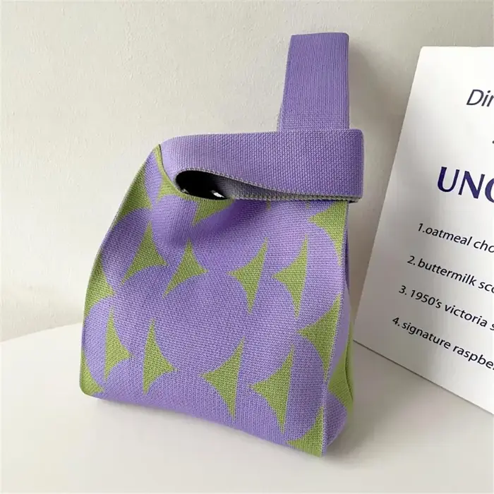 Sac à main en tricot fait à la main pour femmes