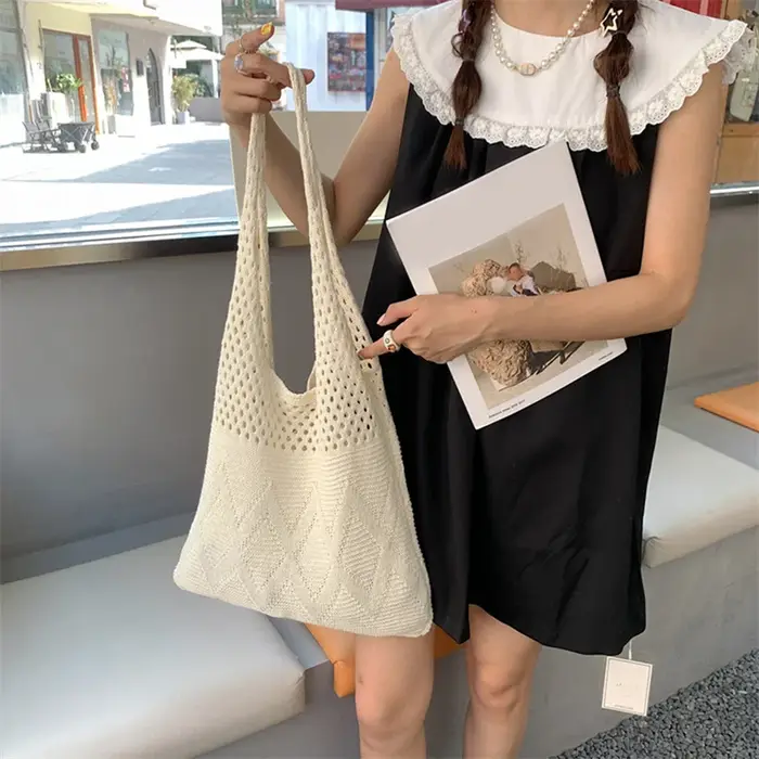 Sacs à main tricotés de styliste pour femmes