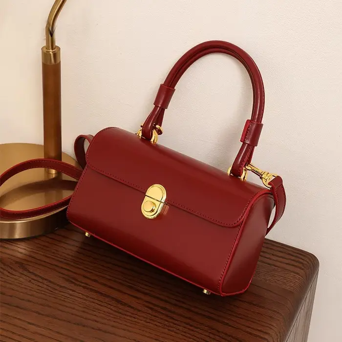 Sac de mariage rouge de mariée de luxe, sac à main de grande capacité de haute qualité, tempérament coréen, sacs à bandoulière polyvalents élégants pour femmes