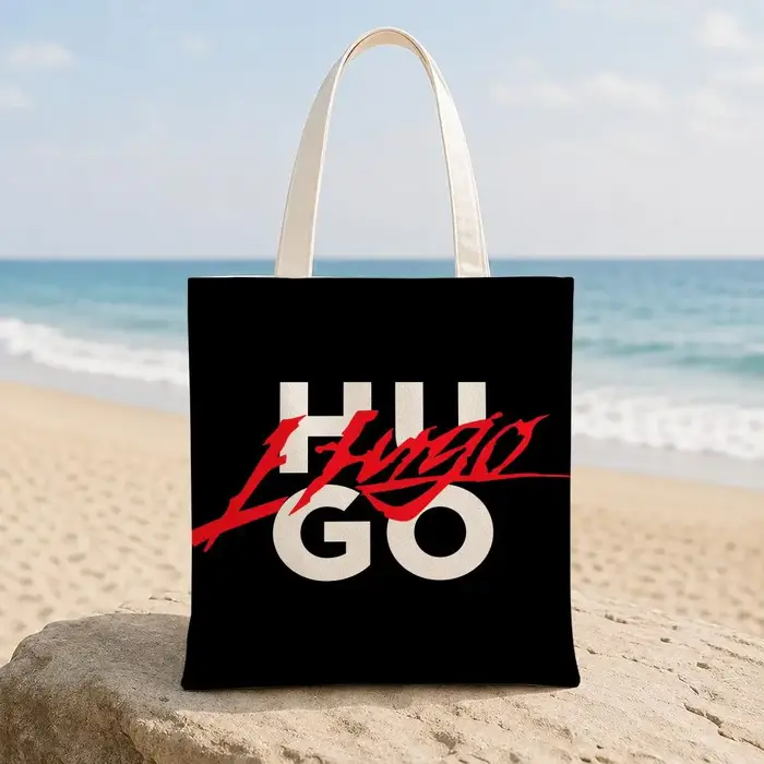 Sacs de rangement de marque H-HUGO B-BOSS, sac en toile pour femmes, sac fourre-tout de grande capac