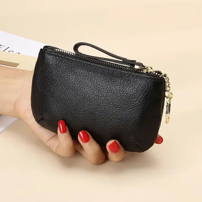 Mini sac à main à la mode pour femmes, petite pochette d'argent en cuir