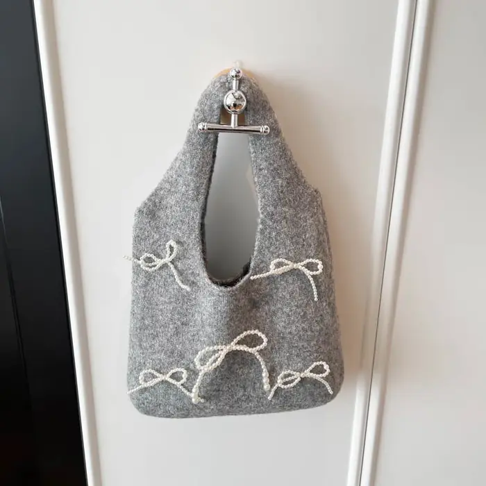 Sac fourre-tout en Crochet pour femmes, sac à main tricoté de grande capacité, sac tissé à la main t