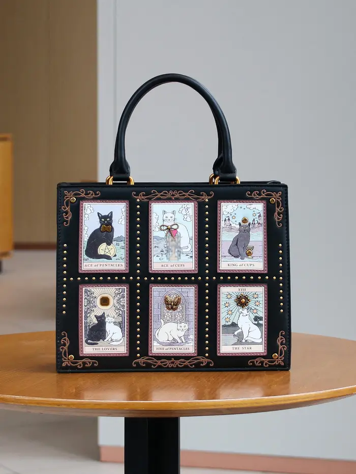 2025 haut de gamme mode été nouveau sac à main femme sac niche design Tarot carrelage sac fourre-tou