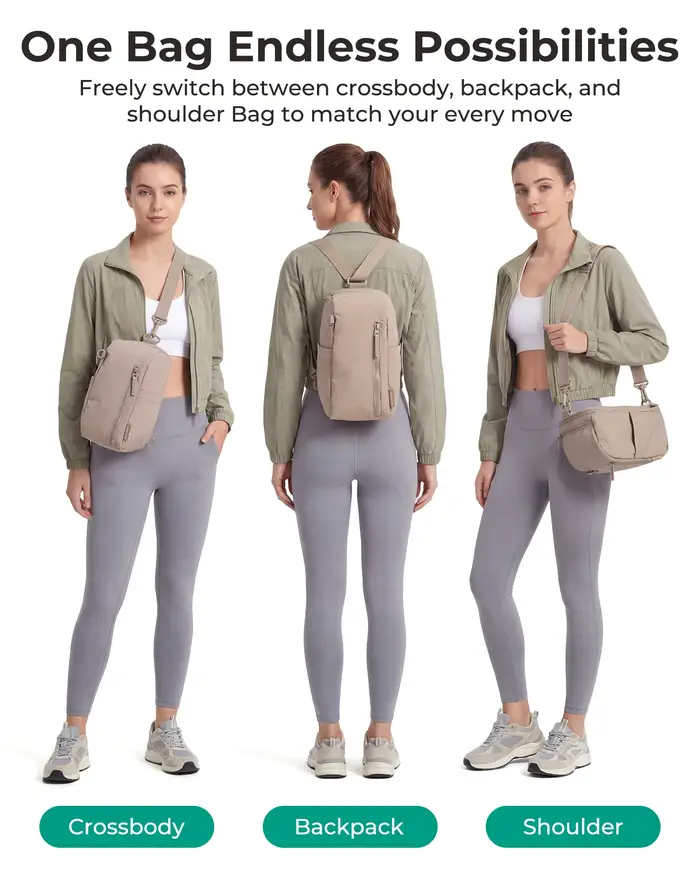 BAGSMART Petit sac à bandoulière pour femme