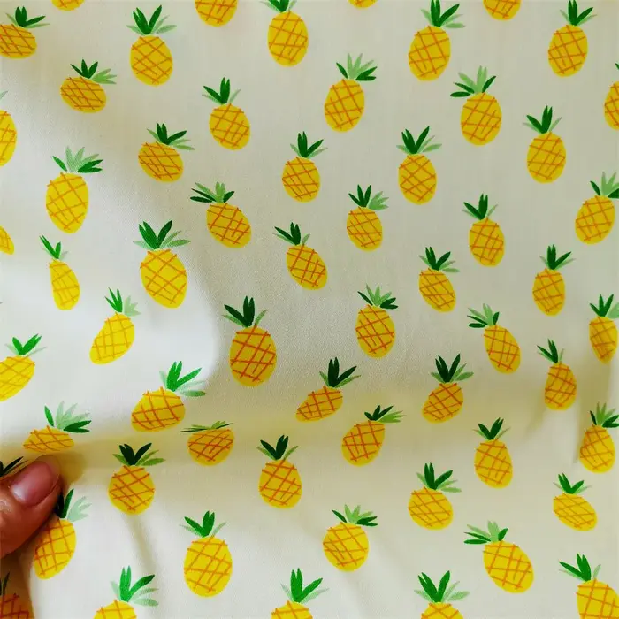 Tissu en coton imprimé fruits 100% coton