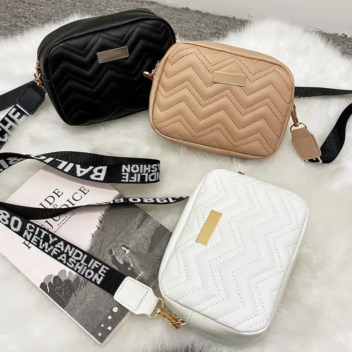 Sac à bandoulière de couleur unie pour femmes