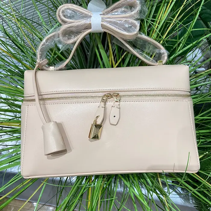 Nouveau sac à déjeuner en cuir de vachette